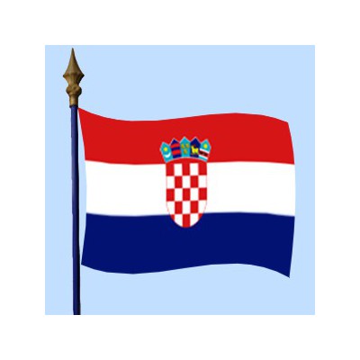 DRAPEAU Croatie 