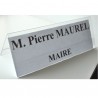 Porte-nom chevalet 29,7 x 10,5 cm PVC