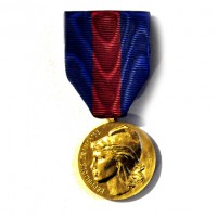 MEDAILLE SERVICES MILITAIRES VOLONTAIRES bronze SVM