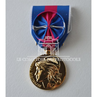 MEDAILLE SERVICES MILITAIRES VOLONTAIRES OR svm