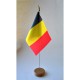 MINI DRAPEAU DE TABLE BELGIQUE TISSU 10X14CM