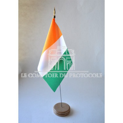 MINI DRAPEAU DE TABLE IRLANDE TISSU 10X14CM