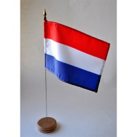 DRAPEAU DE TABLE PAYS BAS TISSU 10X14CM