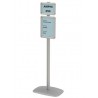 PRESENTOIR PORTE AFFICHE CADRE A5 + CADRE A4