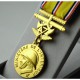MEDAILLE SAPEURS POMPIERS 40 ANS GRAND OR