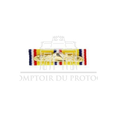 BARRETTE DIXMUDE SAPEURS POMPIERS 40 ANS