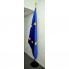 DRAPEAU EUROPE 80x120cm Satin avec socle