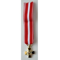 MEDAILLE CROIX DE LA VALEUR MILITAIRE MINIATURE