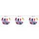 GUIRLANDE DE 12 BALLONS CARTON COULEUR 5m