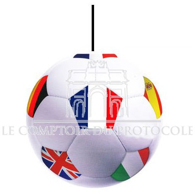 GUIRLANDE DE 12 BALLONS CARTON COULEUR 5m