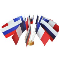 DRAPEAUX RUSSIE PAPIER - 12X24CM