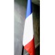 DRAPEAU FRANCE SUR SOCLE METAL NOIR