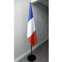 MAT TELESCOPIQUE 5.50M ET DRAPEAU FRANCE 100X150CM