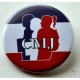 BADGE CONSEIL MUNICIPAL DES JEUNES TRICOLORE CMJ 38mm