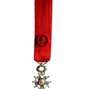 LEGION D HONNEUR OFFICIER miniature reduction bronze