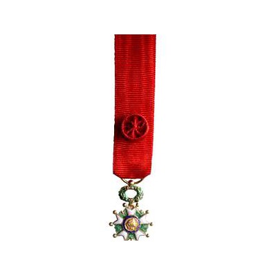 LEGION D HONNEUR OFFICIER miniature reduction argent