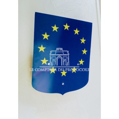 ECUSSON PORTE DRAPEAUX 40x50cm  - EUROPE