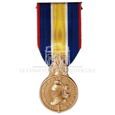 MEDAILLE DE LA GENDARMERIE NATIONALE