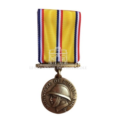 MEDAILLE DES SAPEURS POMPIERS 10 ANS BRONZE