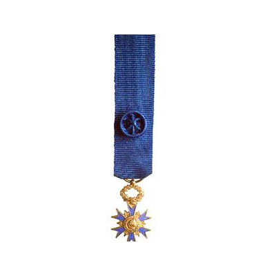 ORDRE NATIONAL DU MERITE OFFICIER miniature bronze