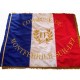 drapeau brodé honorifique 100x120cm