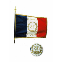 Drapeaux sur socle noir France - Trucketvanshop