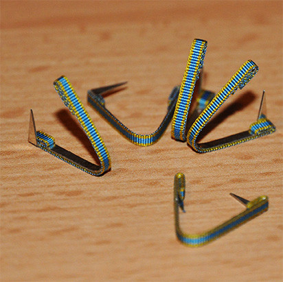Ruban boutonnière JEUNESSE ET SPORTS argent - lot de 5 ex