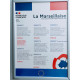 Panneau d’affichage la Marseillaise – PVC - 420x297mm – modèle moderne