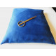 COUSSIN DE CEREMONIE bleu  40x40cm