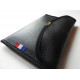 POCHETTE RANGE MEDAILLES SIMILI CUIR NOIR