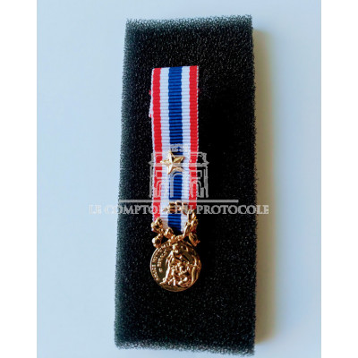 MEDAILLE DE LA POLICE NATIONALE 35 ANS OR - miniature