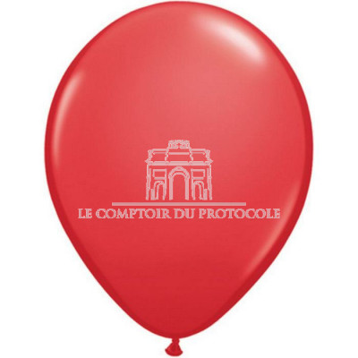 BALLON ROUGE sachet de 100 - air ou hélium