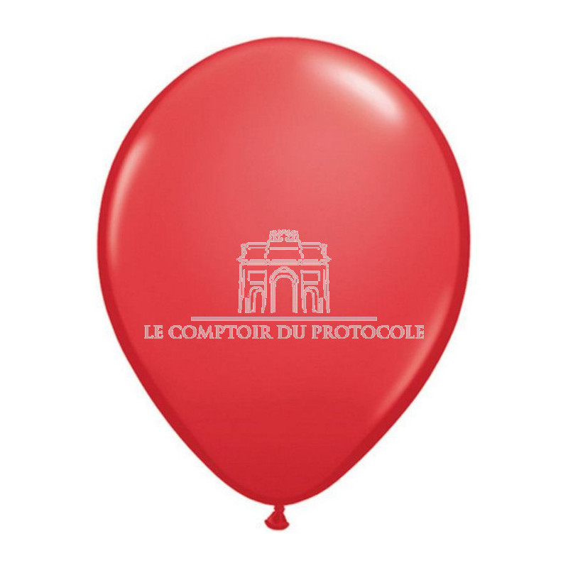 BALLON ROUGE sachet de 100 - air ou hélium