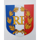 ECUSSON DE MAIRIE RF PALMES 39X45CM metal