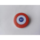 BADGE COCARDE TRICOLORE RF 38mm