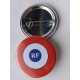 BADGE COCARDE TRICOLORE RF 38mm