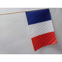 DRAPEAU FRANCE TISSU 30x40cm