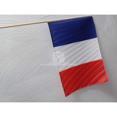 DRAPEAU FRANCE TISSU 30x40cm