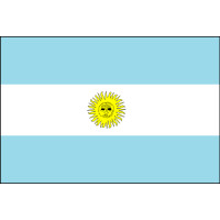 drapeau ARGENTINE finition pavillon