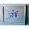 DIPLOME DE MAIRE HONORAIRE SOUS CADRE 30X40CM