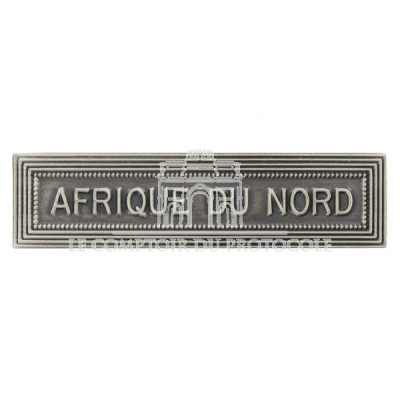 AGRAFE METAL AFRIQUE DU NORD pour medaille pendante