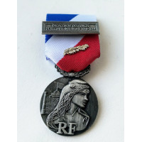 MEDAILLE DE LA SECURITE INTERIEURE ARGENT MSI