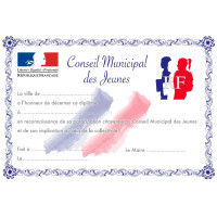 DIPLOME CONSEIL MUNICIPAL DES JEUNES