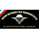 PLAQUE FUNERAIRE UNP PARACHUTISTES
