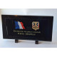 PLAQUE FUNERAIRE PORTE DRAPEAU
