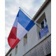 MAT DE FACADE AVEC APPLIQUE MURALE ET 1 DRAPEAU FRANCAIS 200x300cm
