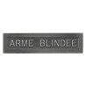 AGRAFE ARME BLINDEE pour medaille pendante
