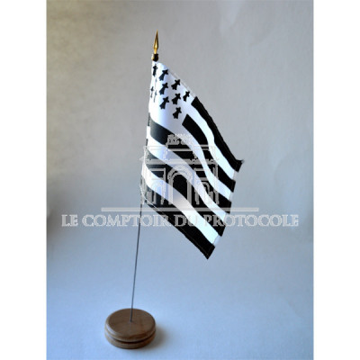 MINI DRAPEAU DE TABLE 10X14CM Bretagne