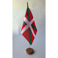 DRAPEAU DE TABLE Pays Basque 10x14cm