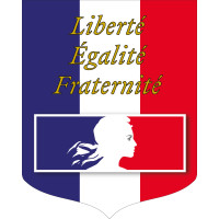 ECUSSON PORTE DRAPEAUX - CHASSIS BOIS